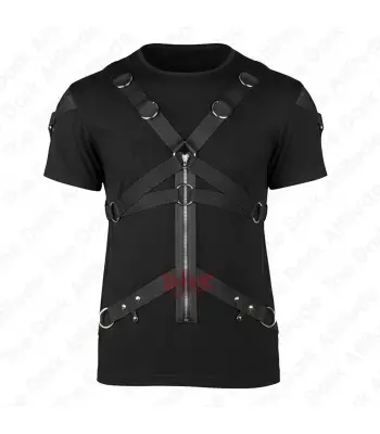 Gothic Punk Leather Harness Shirt