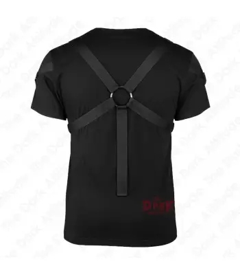 Men's Gothic Bondage Harness T-Shirt