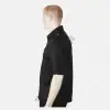 Men's Gothic Button Up Half Sleeve Shirt Punk Rock Security Officer Shirt