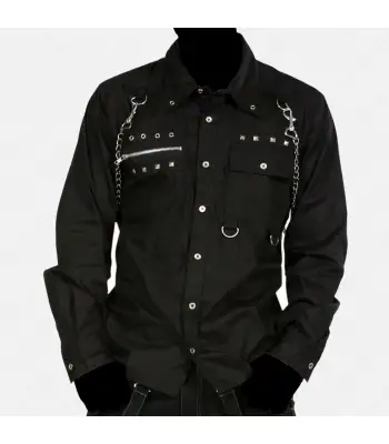 Gothic Button Up Long Sleeve Shirt