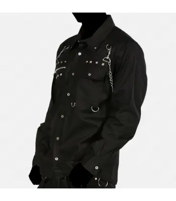 Gothic Button Up Long Sleeve Shirt