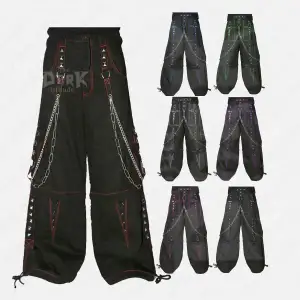 EMO Studded Bondage Baggy Pants