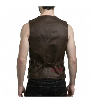 Men’s Gothic Steampunk Leather Vest