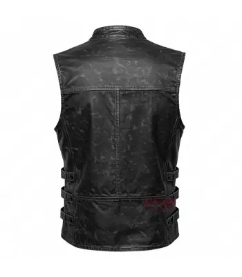 Men's Gothic Punk Leather Vest