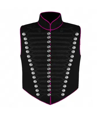 Unisex Hussar Military Parade Band Vest