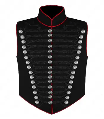 Unisex Hussar Military Parade Band Vest