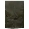 Steampunk Victorian Leather Vest Dusty Green Wax Armor Vest