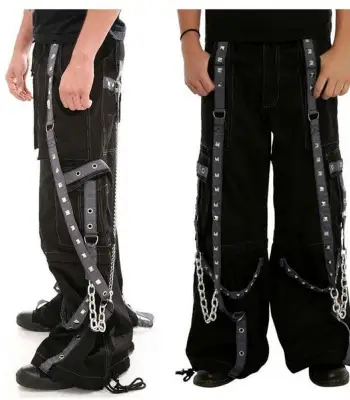 Abyss Gothic Baggy Bondage Trousers