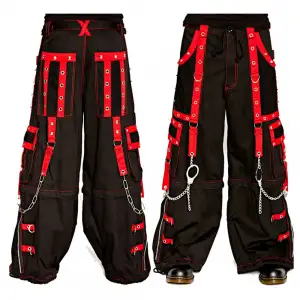Gothic Punk Baggy Pants Convertible Trousers