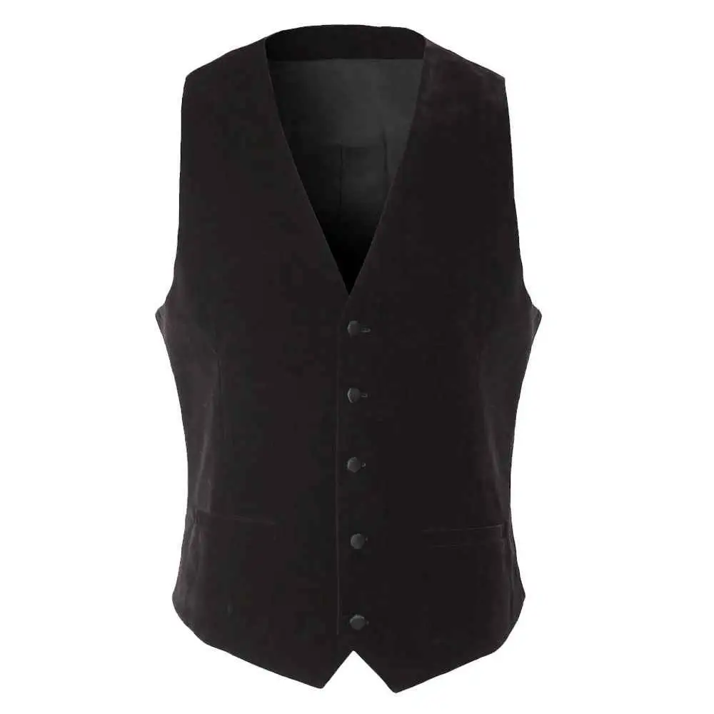Goth Slim Fit Velvet Vest - Men Elegant Wine Red Fashion Waistcoat | Gothic Clothing