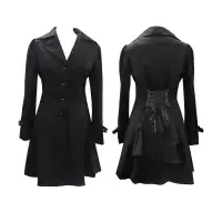 Women Victorian Corset Riding Jacket