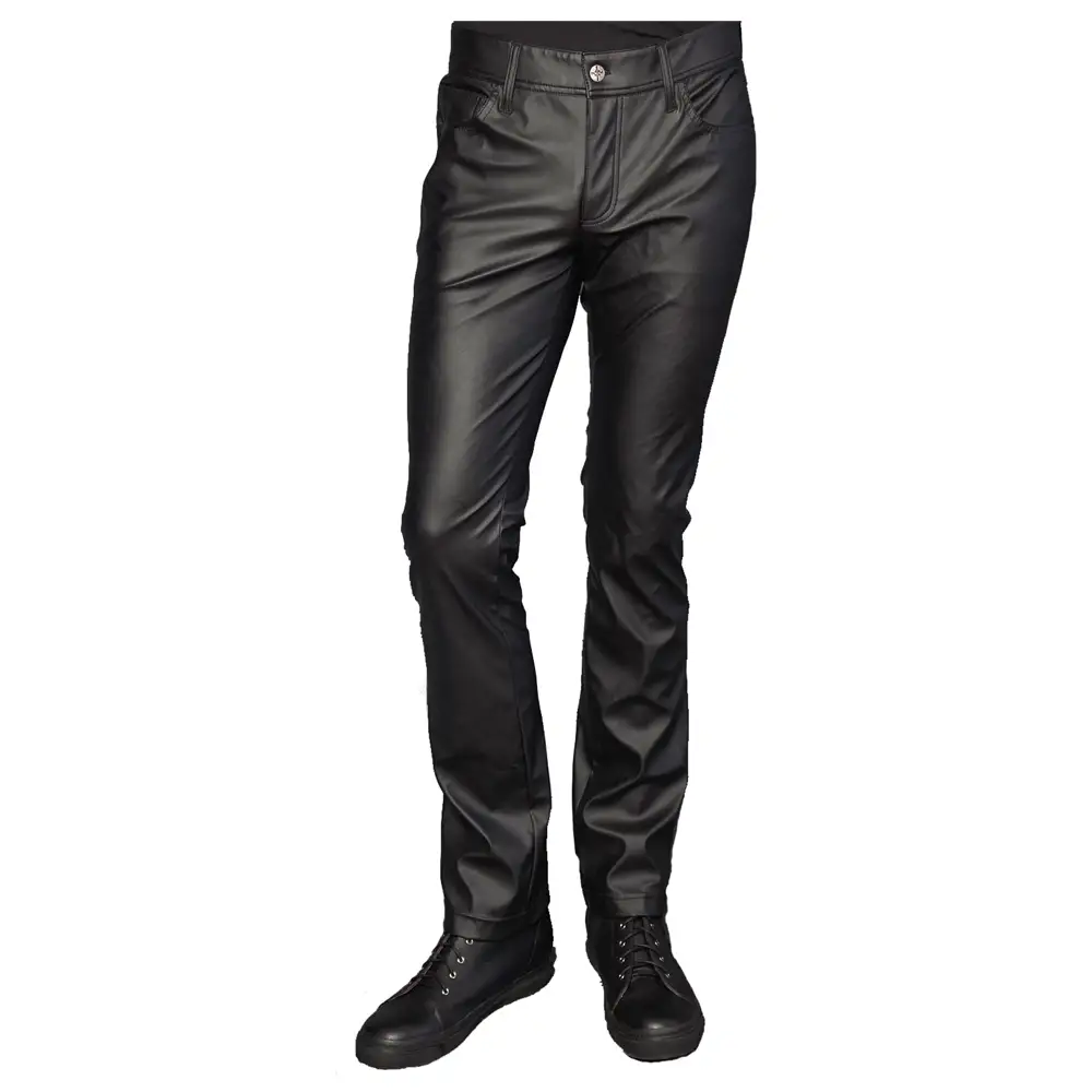 Women PVC Leather Pant Black Slim Fit Comfort Party Pant | The Dark Attitude