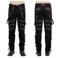 Thigh Strap Steampunk Military Pants