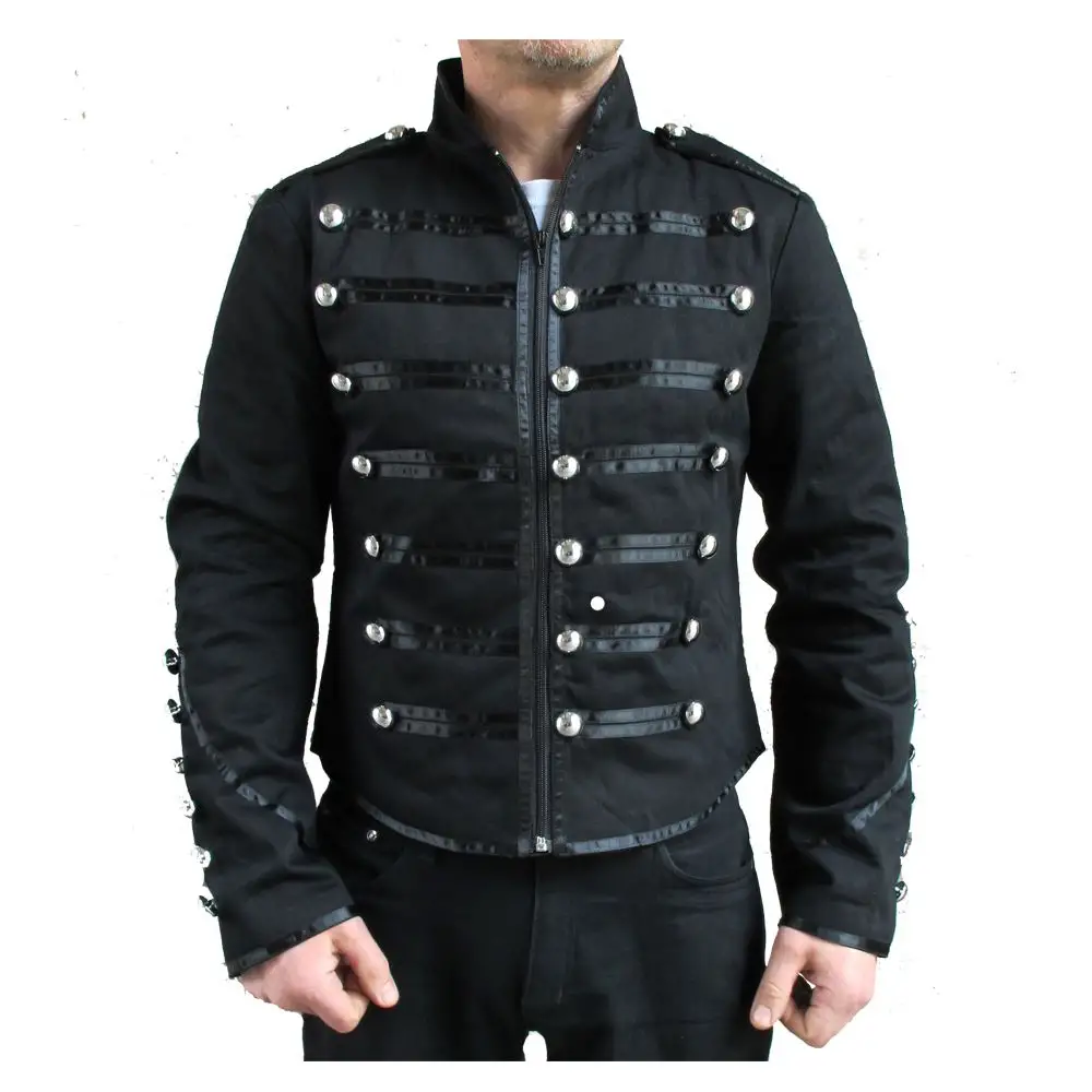 Men Military Parade Tunic Rock Gothic Jacket | Gothic Clothing