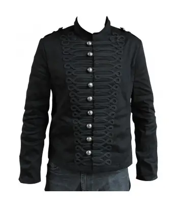 Men's Military Band Leader Parade Jacket – Steampunk Gothic Pea Coat