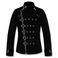 Asymmetric Gothic Asylum Jacket
