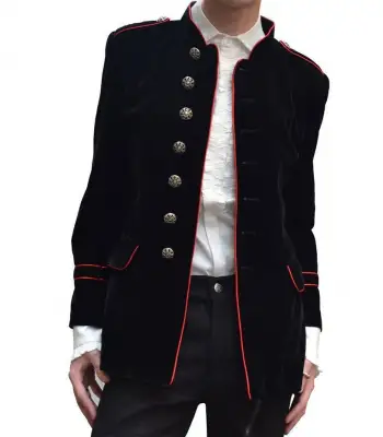 Alchemist Steampunk Military Velvet Jacket