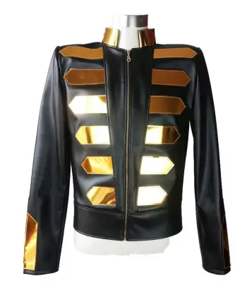 Beat It Michael Jackson Gothic Leather Jacket