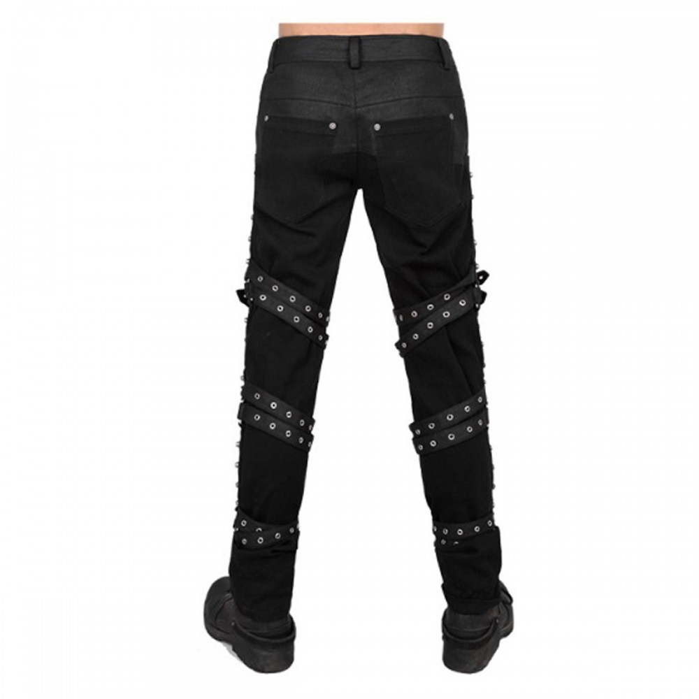 Men Goth Fashion Pant Punk Rock Style 