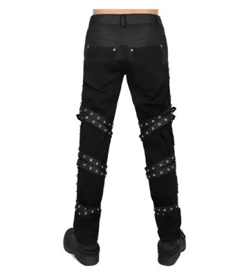 Buckle Strap Punk Rock Pants