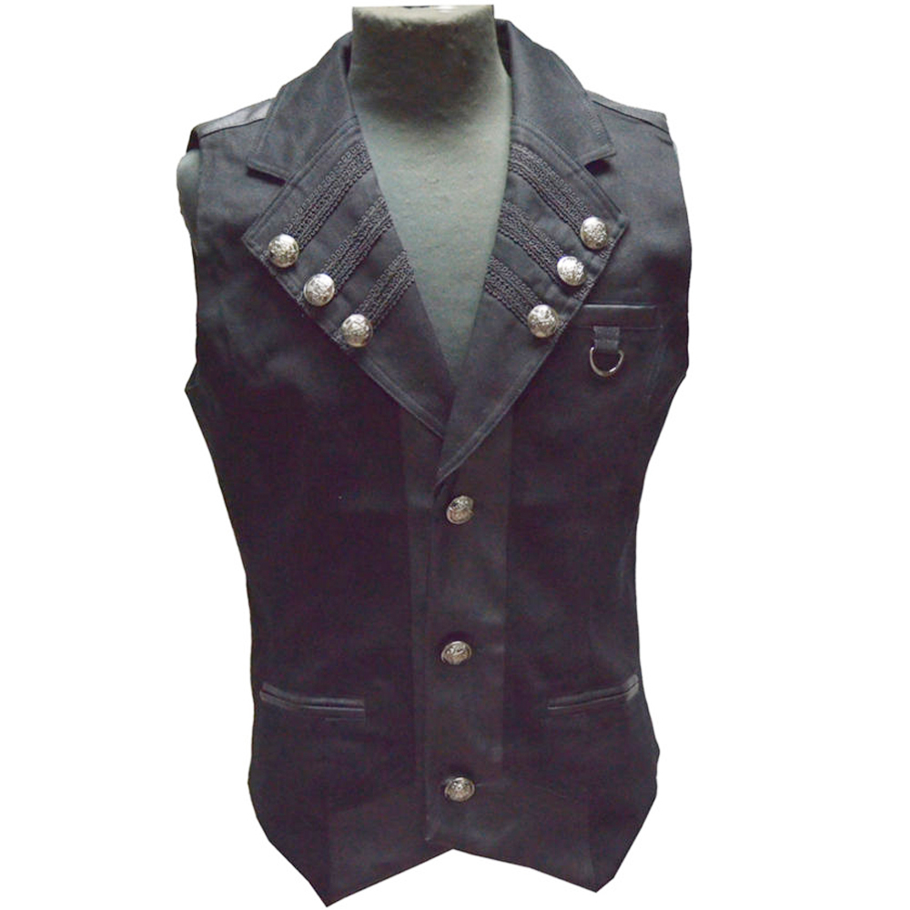 Mens Fashion Gothic Waistcoat Vest,Mens Steampunk Waistcoat Vest
