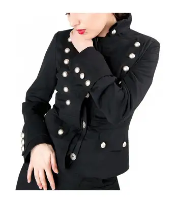 Women Gothic Vintage Jacket Military Uniform Jacket