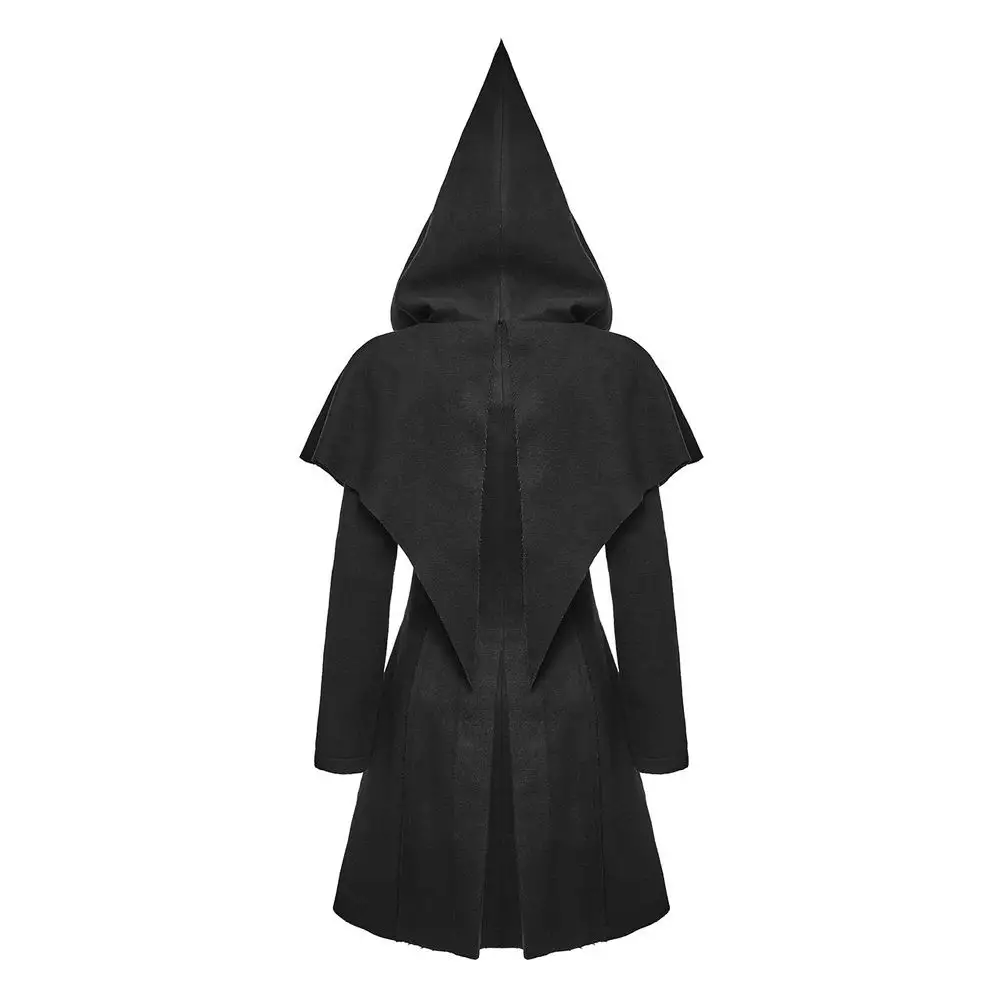 Women Punk Hoodie Style Gothic Coat Ladies Goth Clothes