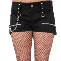 Clubwear Gothic Punk Mini Fit Shorts 