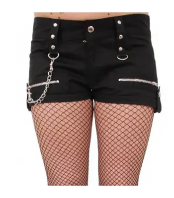 Fetish Goth Women Mini Shorts