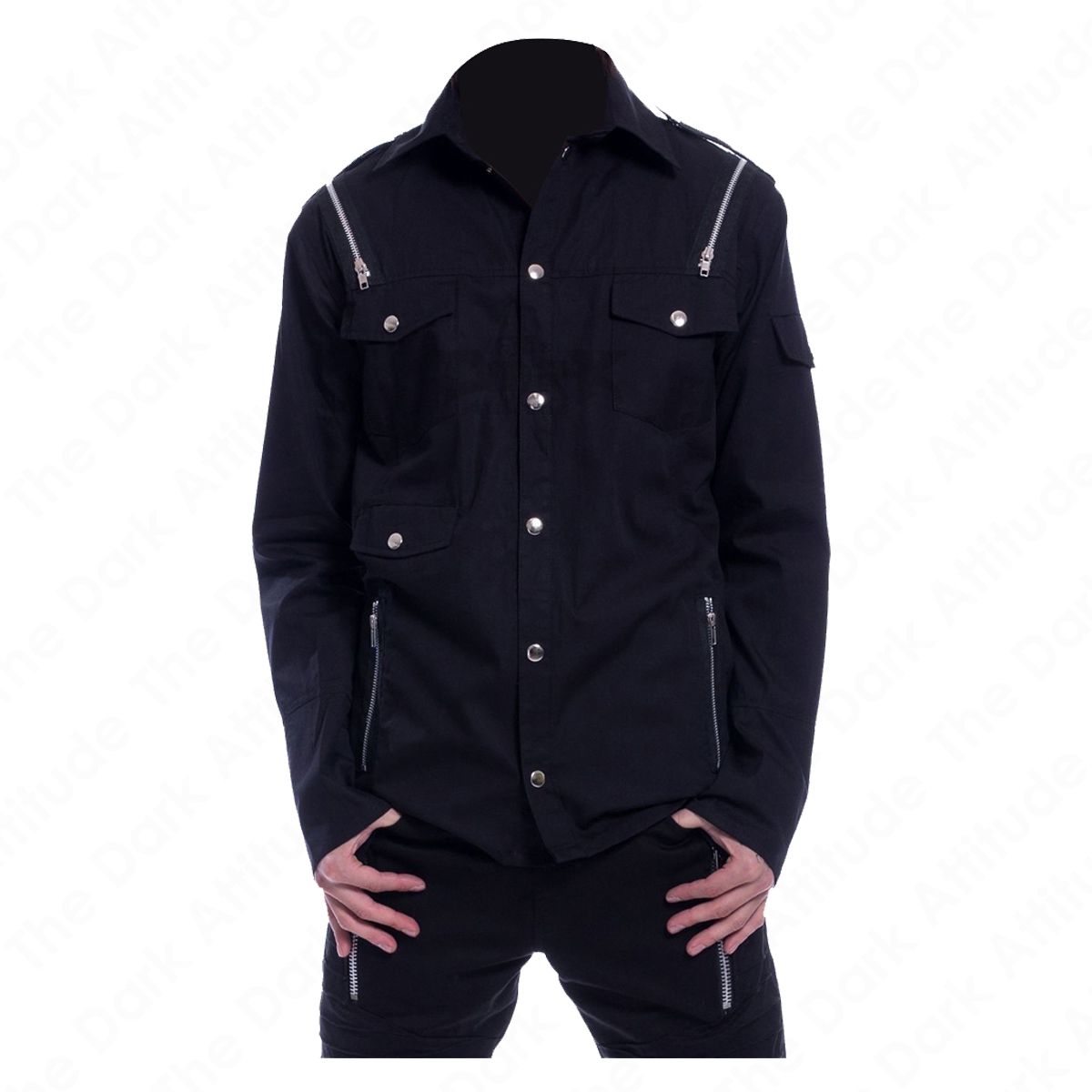 gothic-punck-rock-zipper-long-